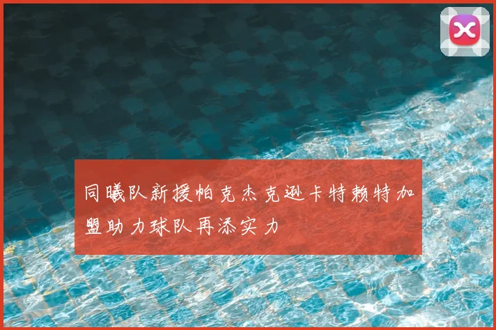 同曦队新援帕克杰克逊卡特赖特加盟助力球队再添实力